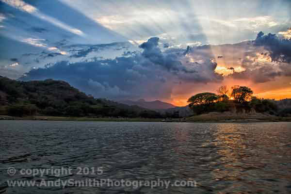 Sunset on Lake Suchitan El Salvador